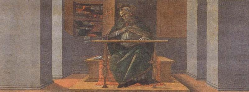 St Augustine in his Study, Sandro Botticelli